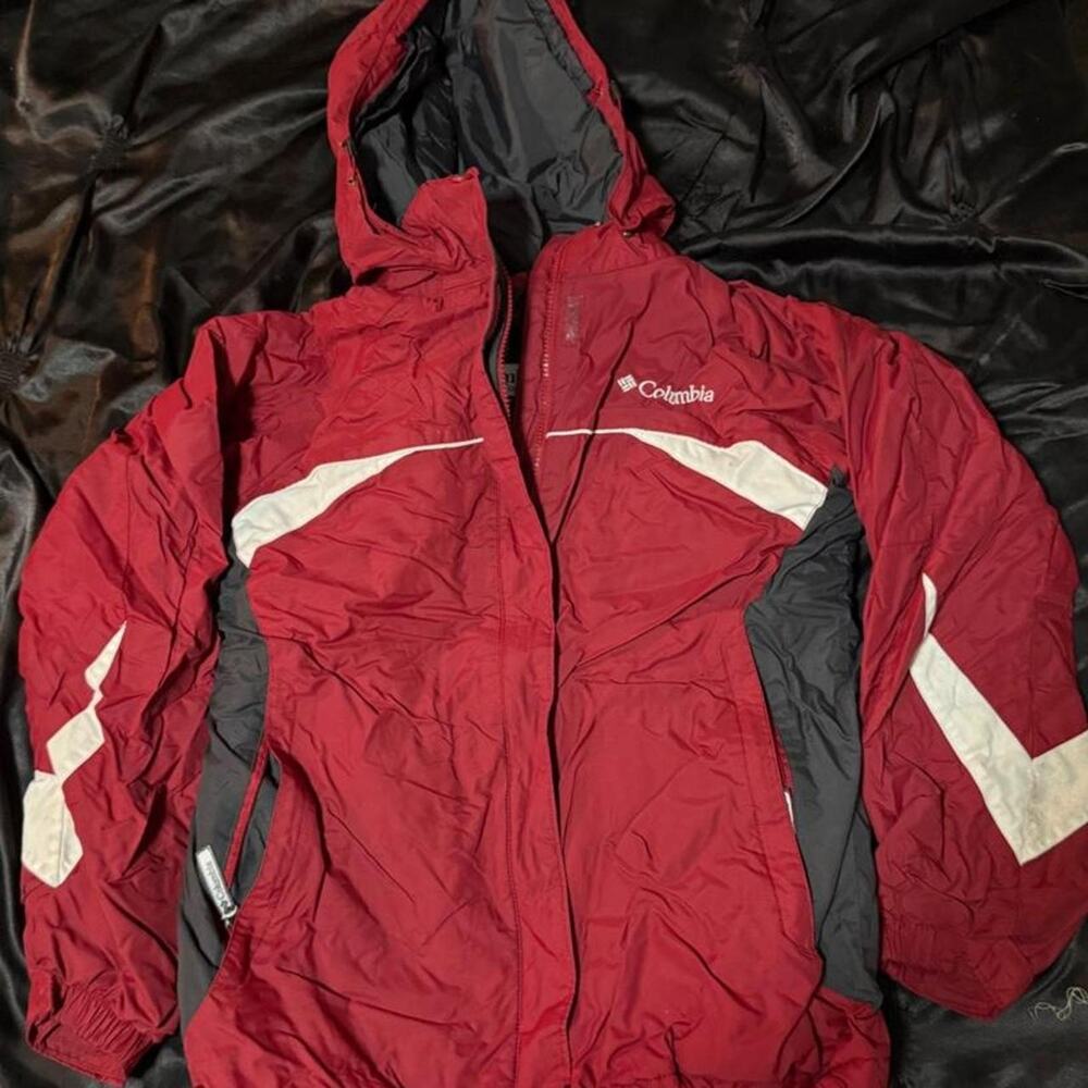 Columbia sportswear red outerwear jacket